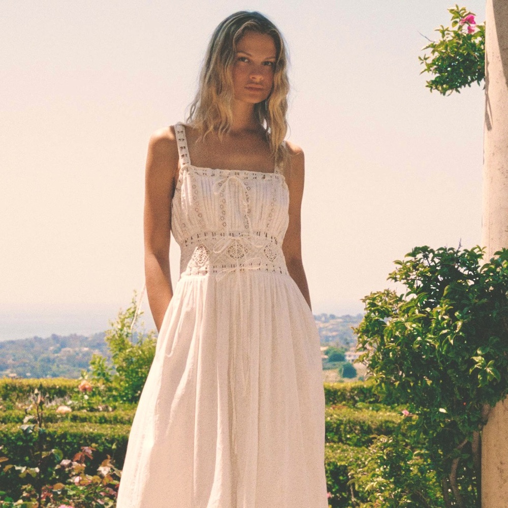 The Larissa Dress- Christy Dawn - Pearl